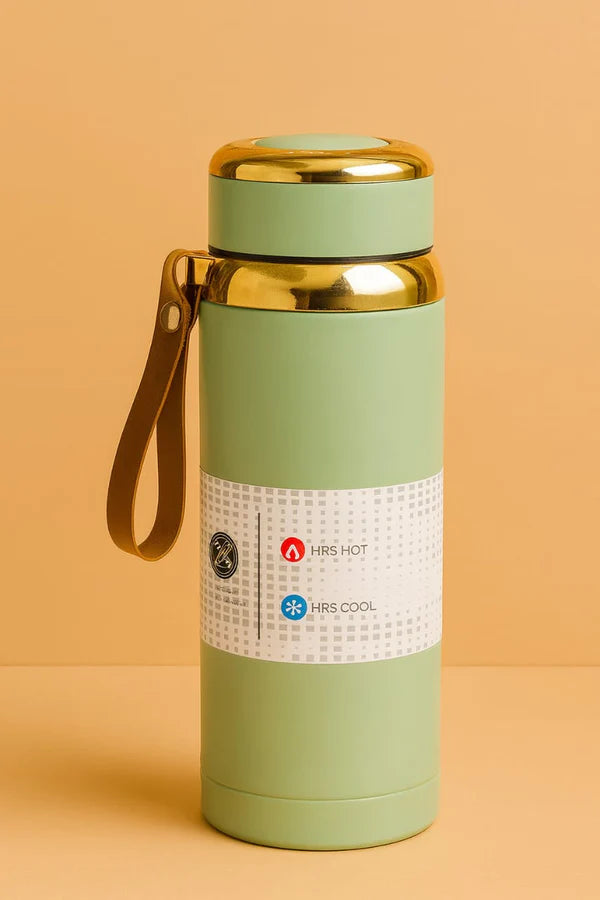 Stylish Vacuum Flask Bottle | Keeps Drinks Hot & Cold Up to 24 Hours | Leak-Proof | Perfect for Office, School & Travel