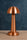 Modern Copper Mushroom Table Lamp – Brushed Metal Finish